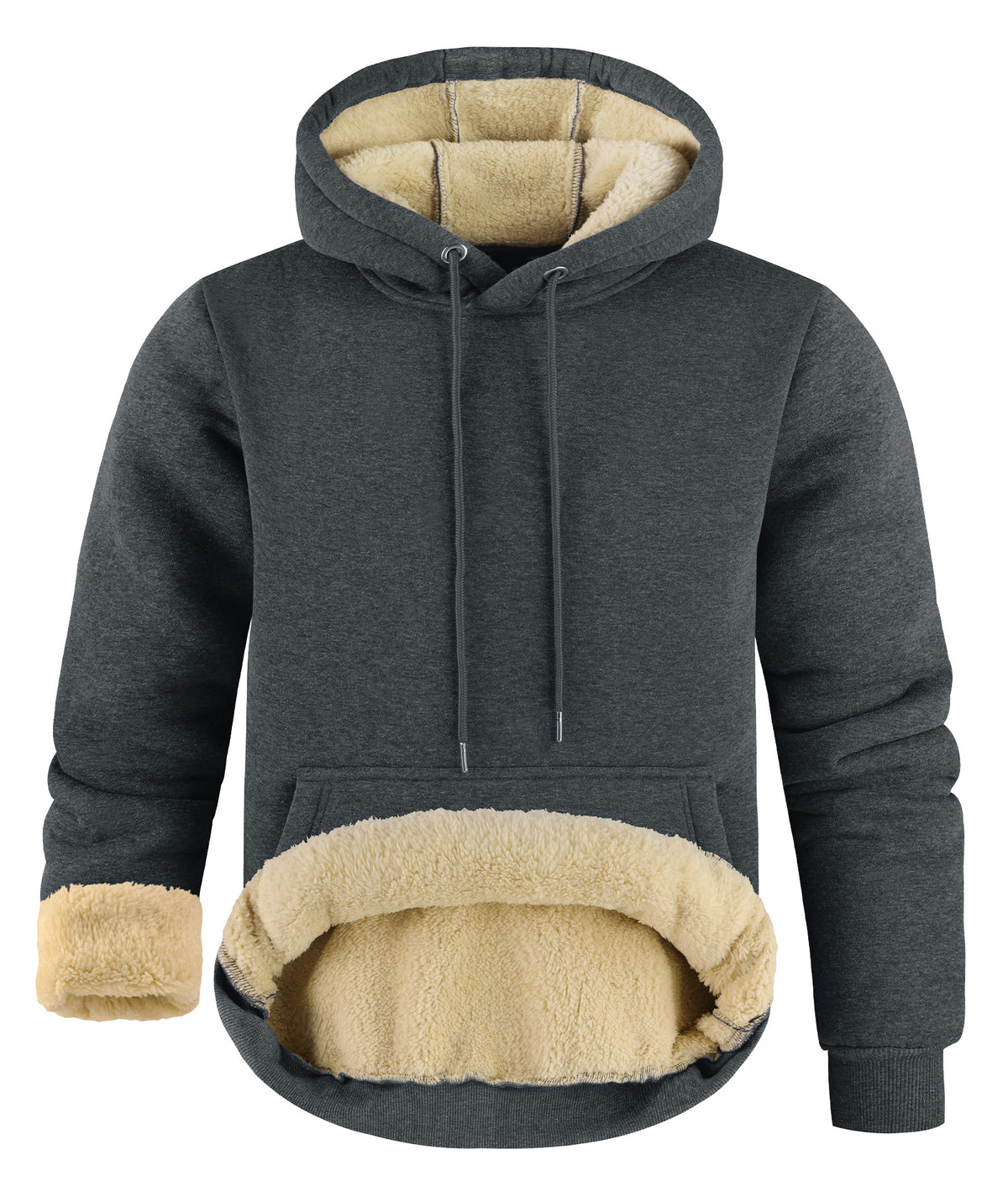 Men's Sherpa-Lined Hoodie