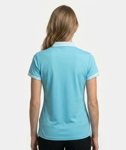 Polo de performance zippé
