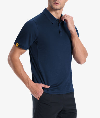 Polo de golf en maille performante