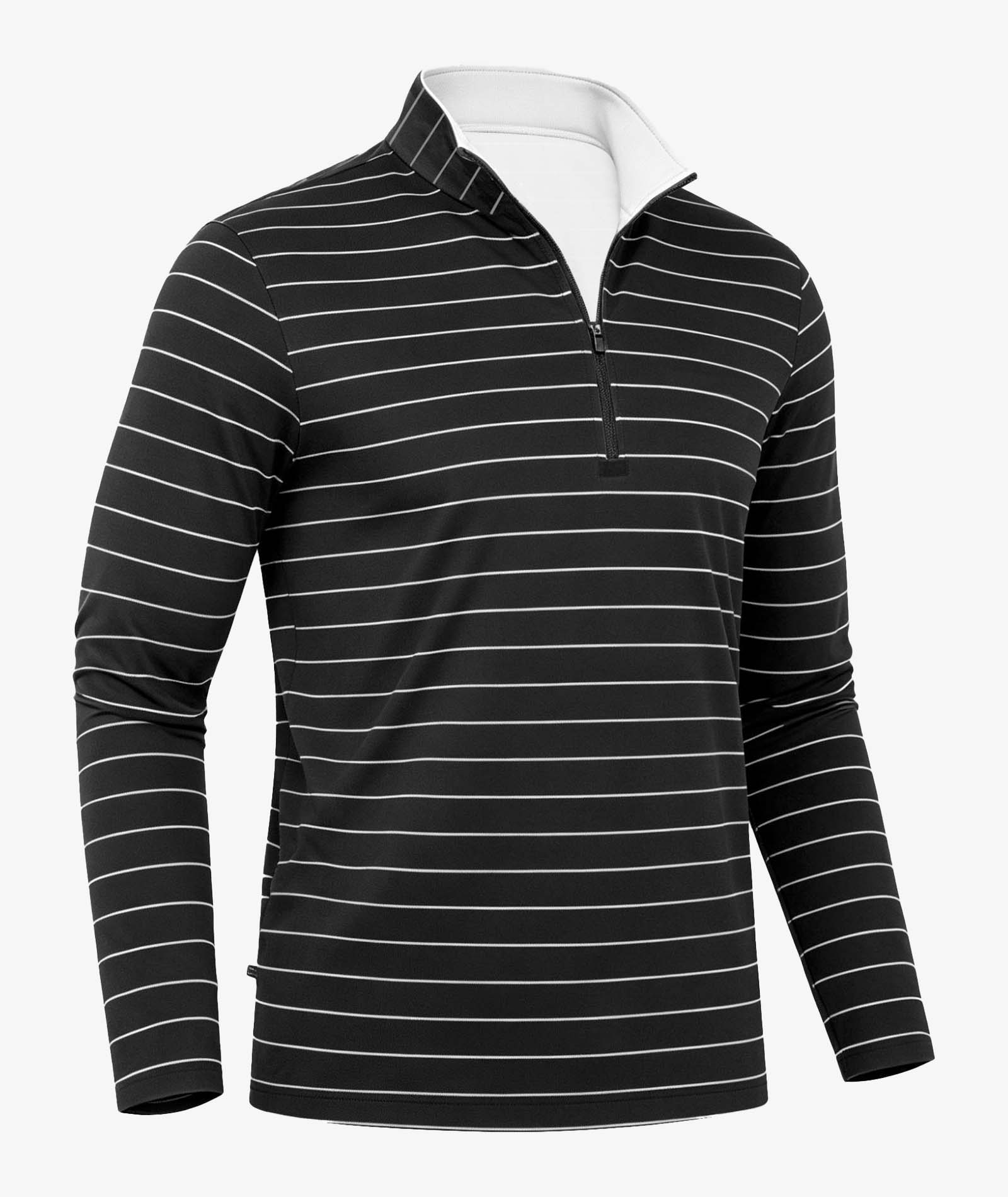 Midnight Line Quarter Zip Polo