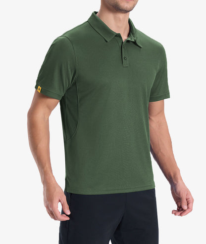 Polo de golf en maille performante