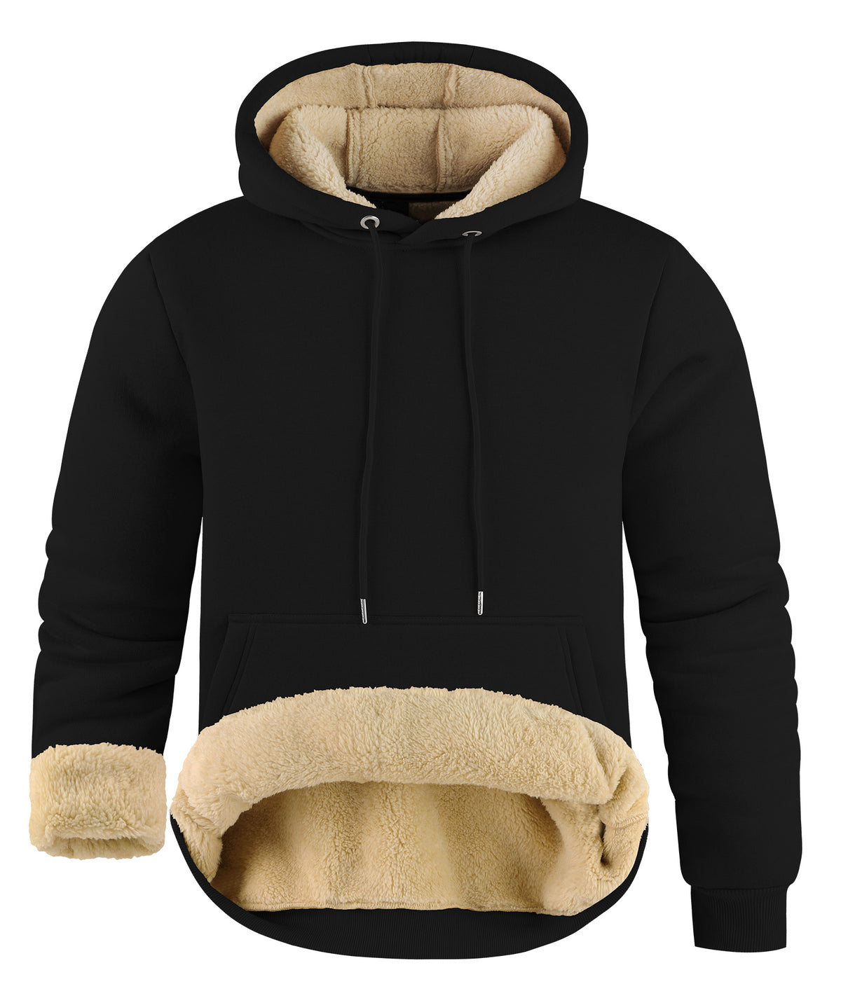 Men's Sherpa-Lined Hoodie