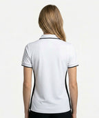 Contrast Zip Performance Polo