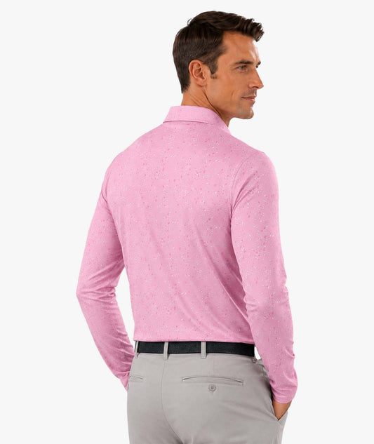 Pink Splash Golf Polo