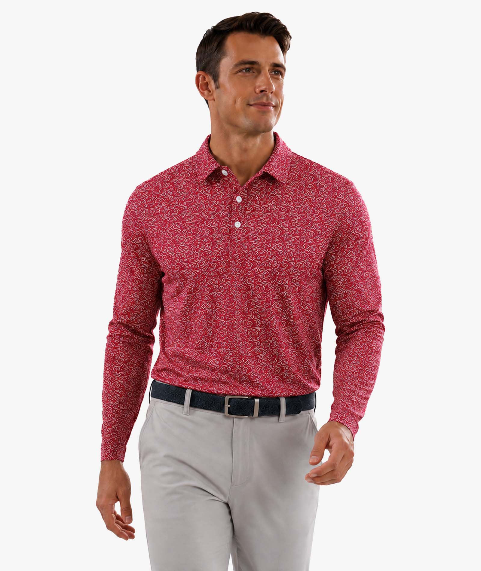 Crimson Wave Polo
