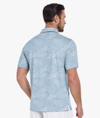 Tropical Leaf Golf Polo
