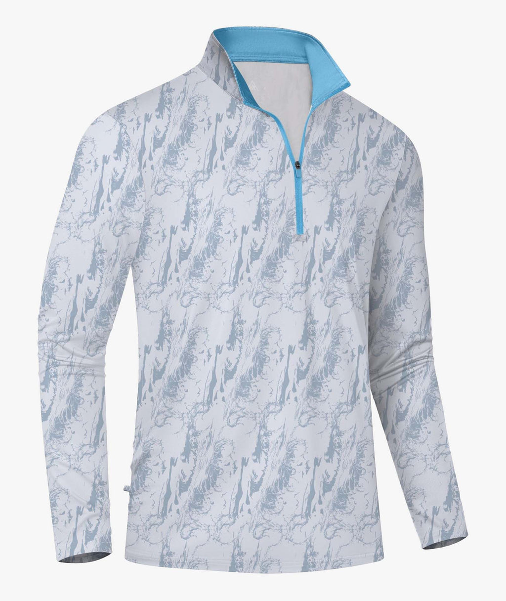 Glacier Quarter Zip Polo