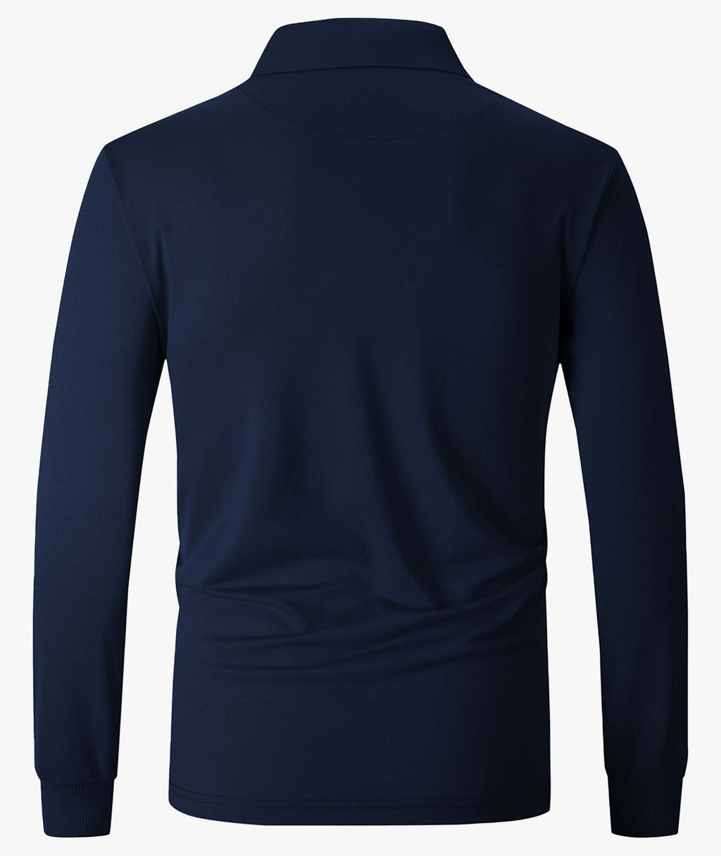 Casual Comfort Long Sleeve Polo