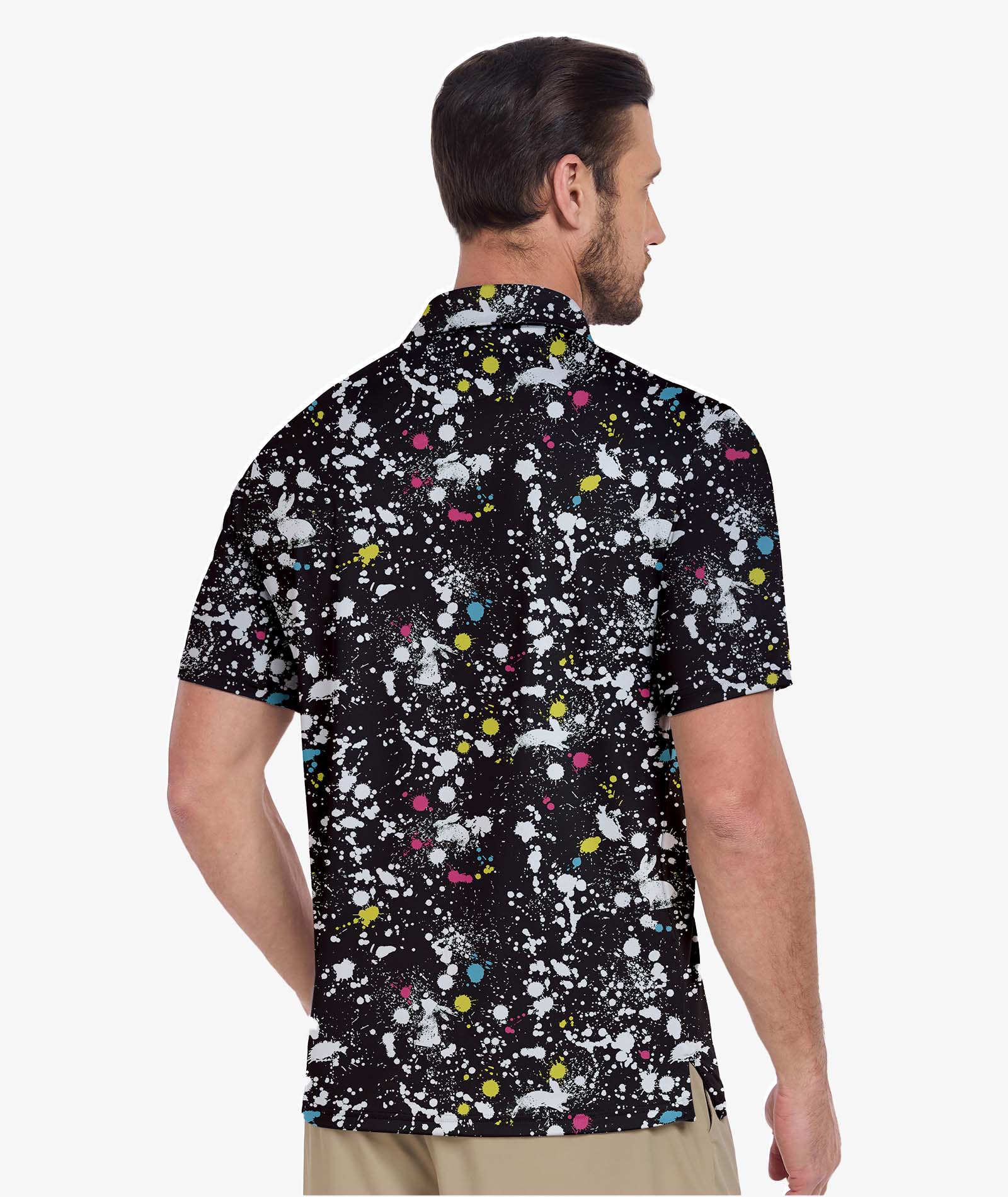 Splatter Performance Golf Polo