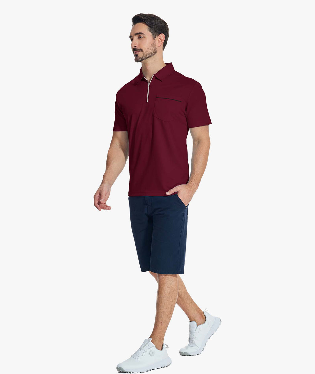 Zip Pocket Performance Polo