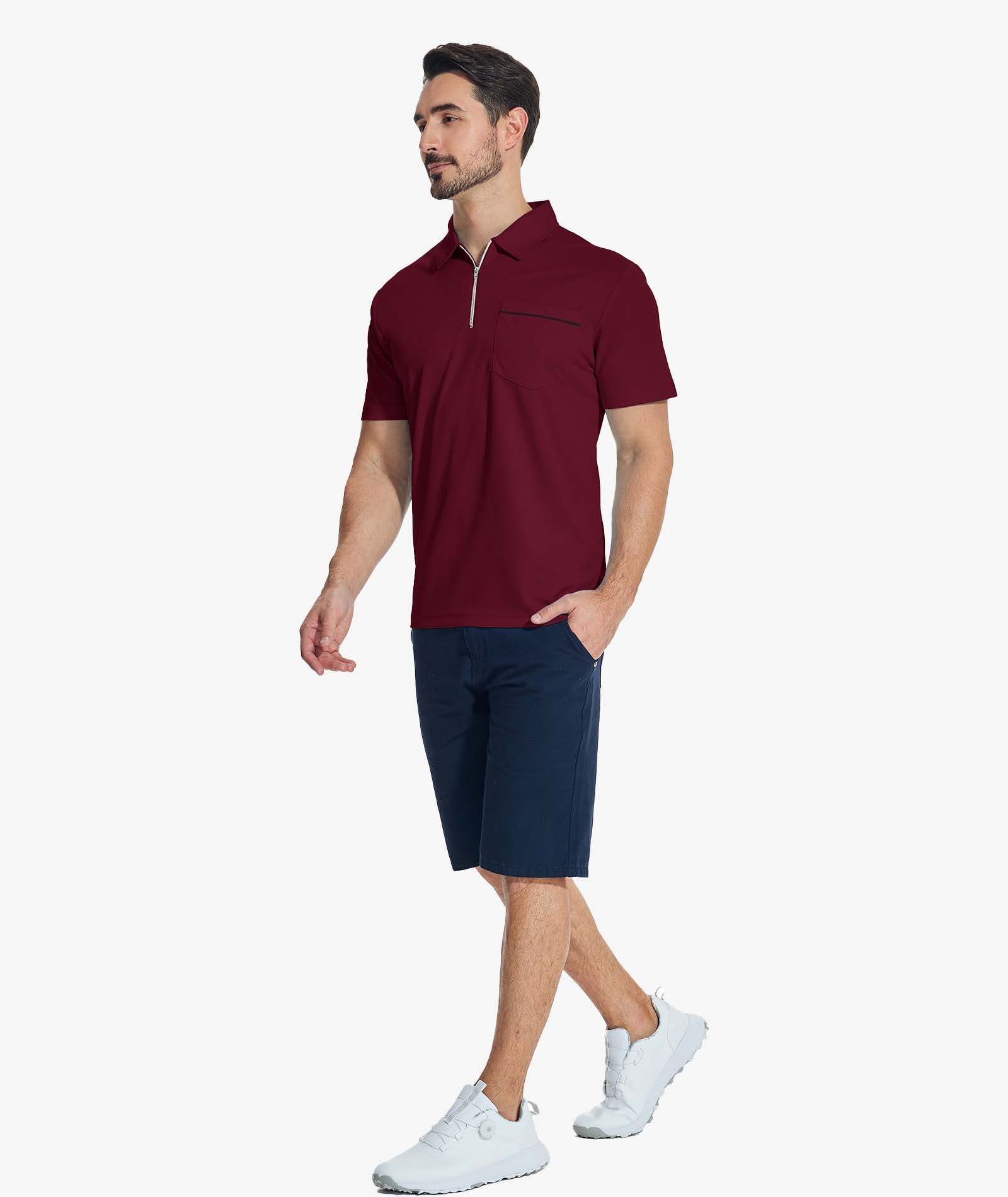Zip Pocket Performance Polo