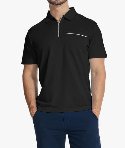 Zip Pocket Performance Polo