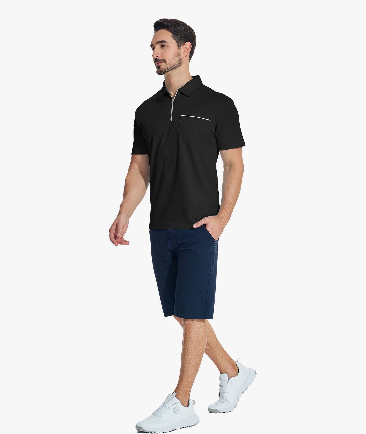 Zip Pocket Performance Polo