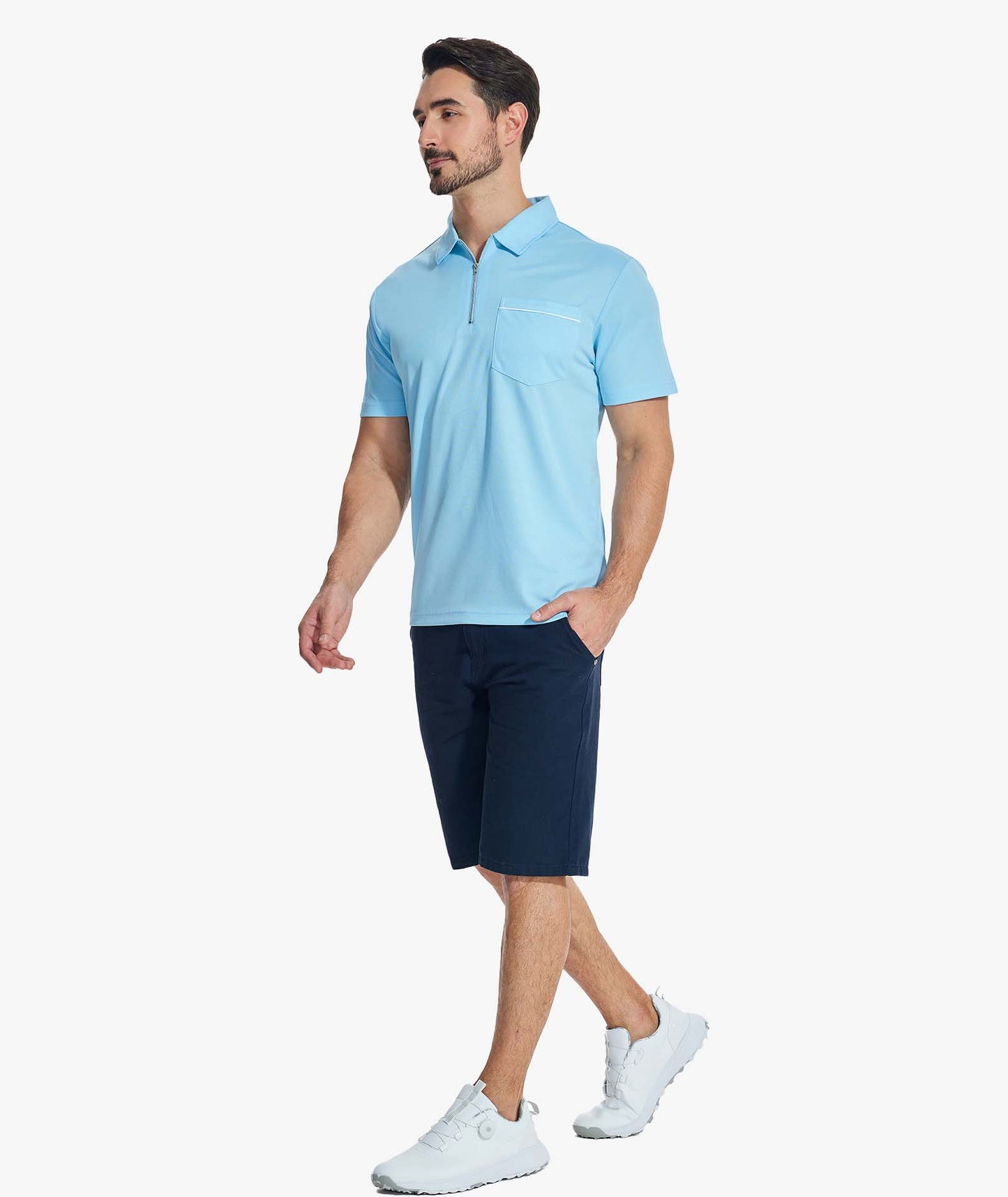 Zip Pocket Performance Polo