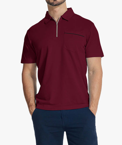 Zip Pocket Performance Polo