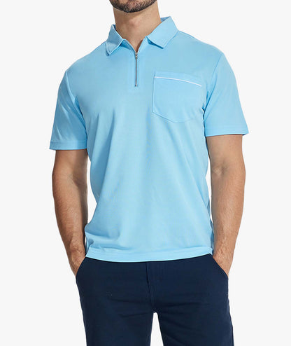 Zip Pocket Performance Polo