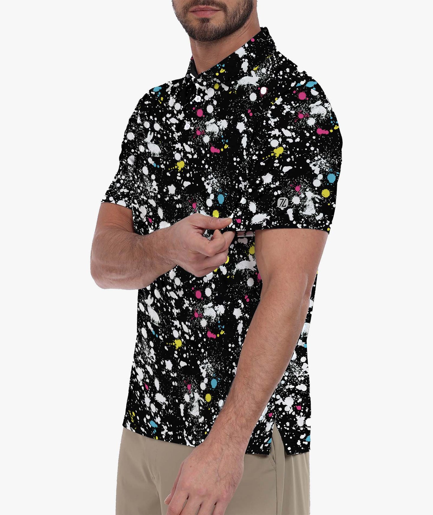 Splatter Performance Golf Polo