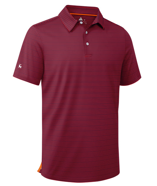 Stripe Performance Golf Polo