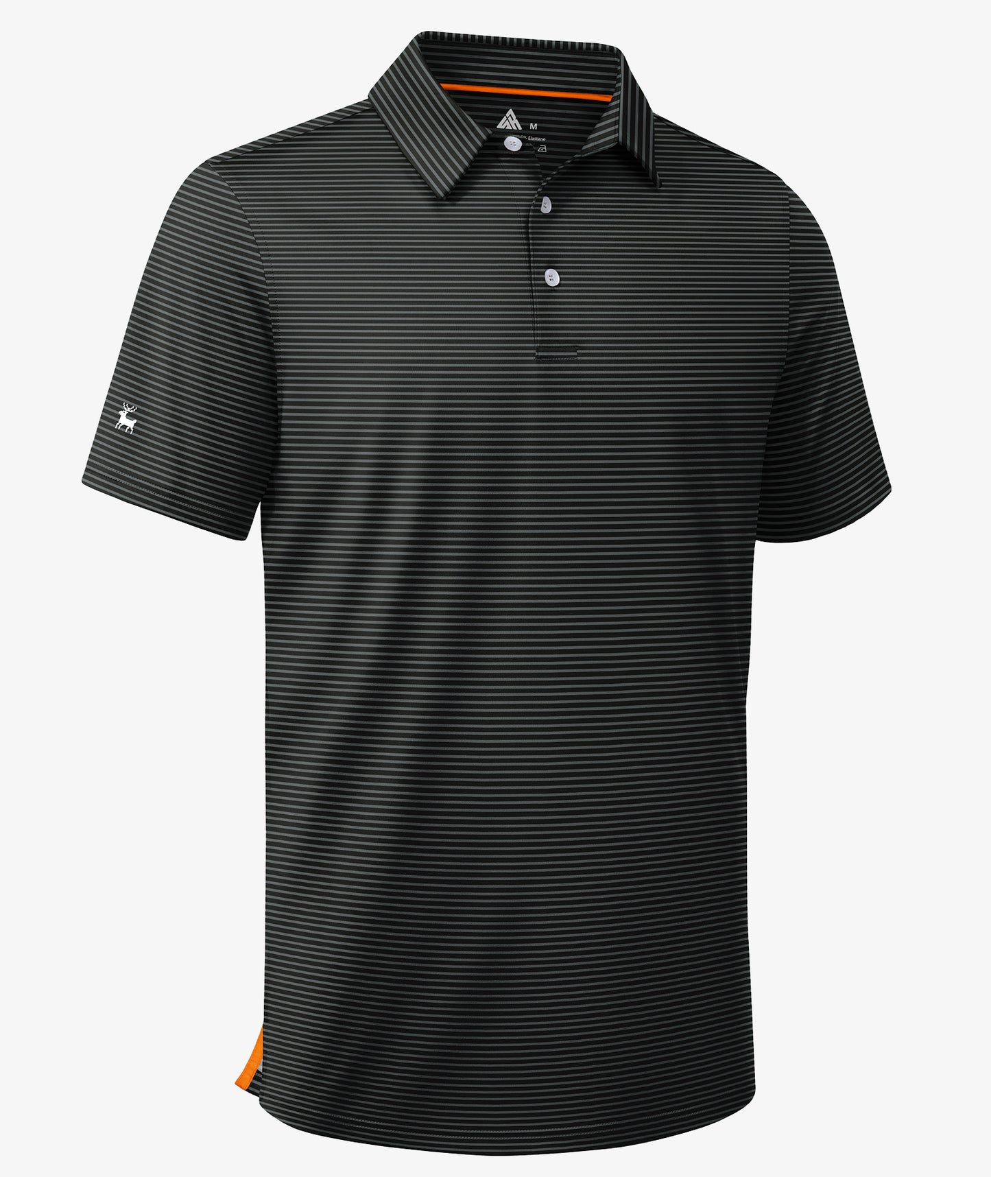 Polo de golf performant à rayures