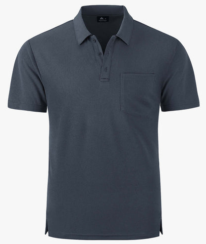 Textured Pocket Golf Polo