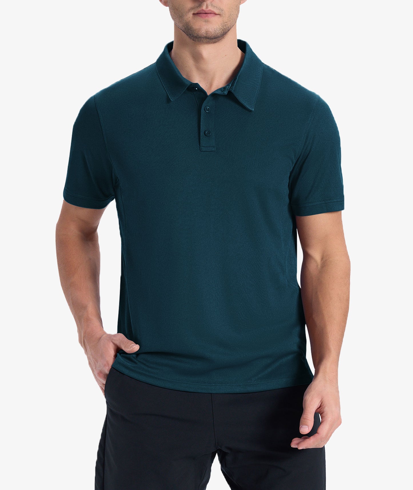 Polo de golf en maille performante