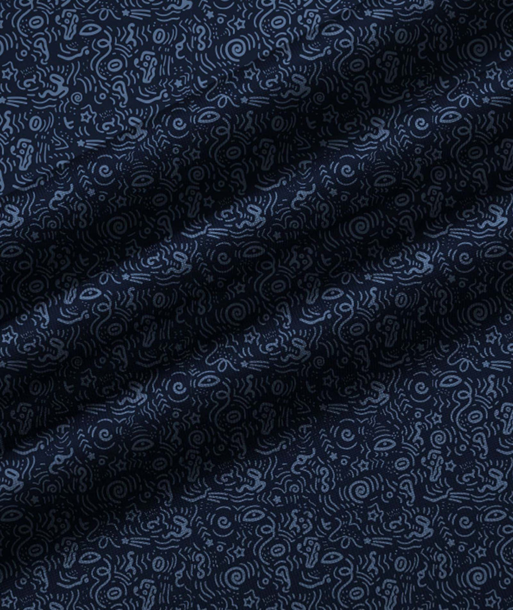 Abstract Maze Quarter Zip Polo