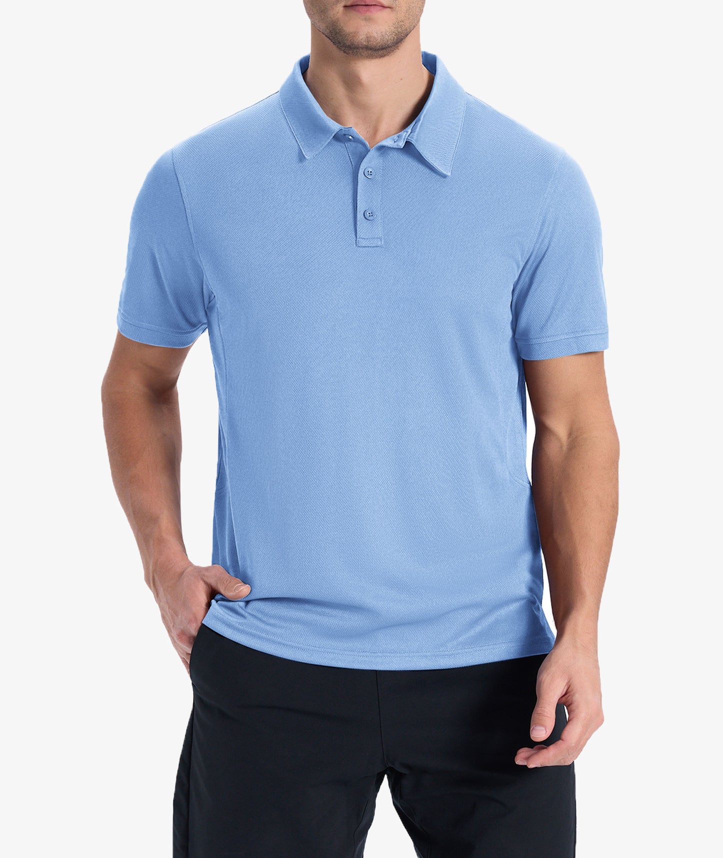 Polo de golf en maille performante