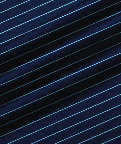 Coastal Stripe Quarter Zip Polo