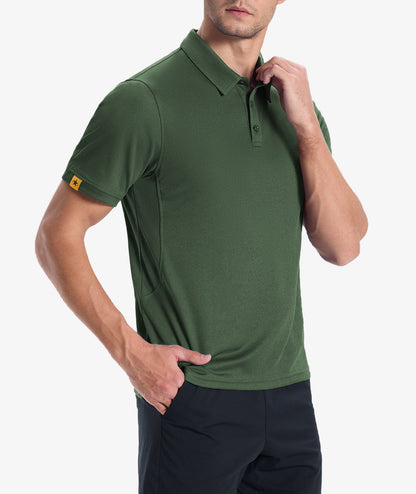 Polo de golf en maille performante