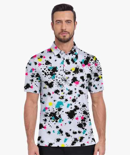 Paint Splash Golf Polo