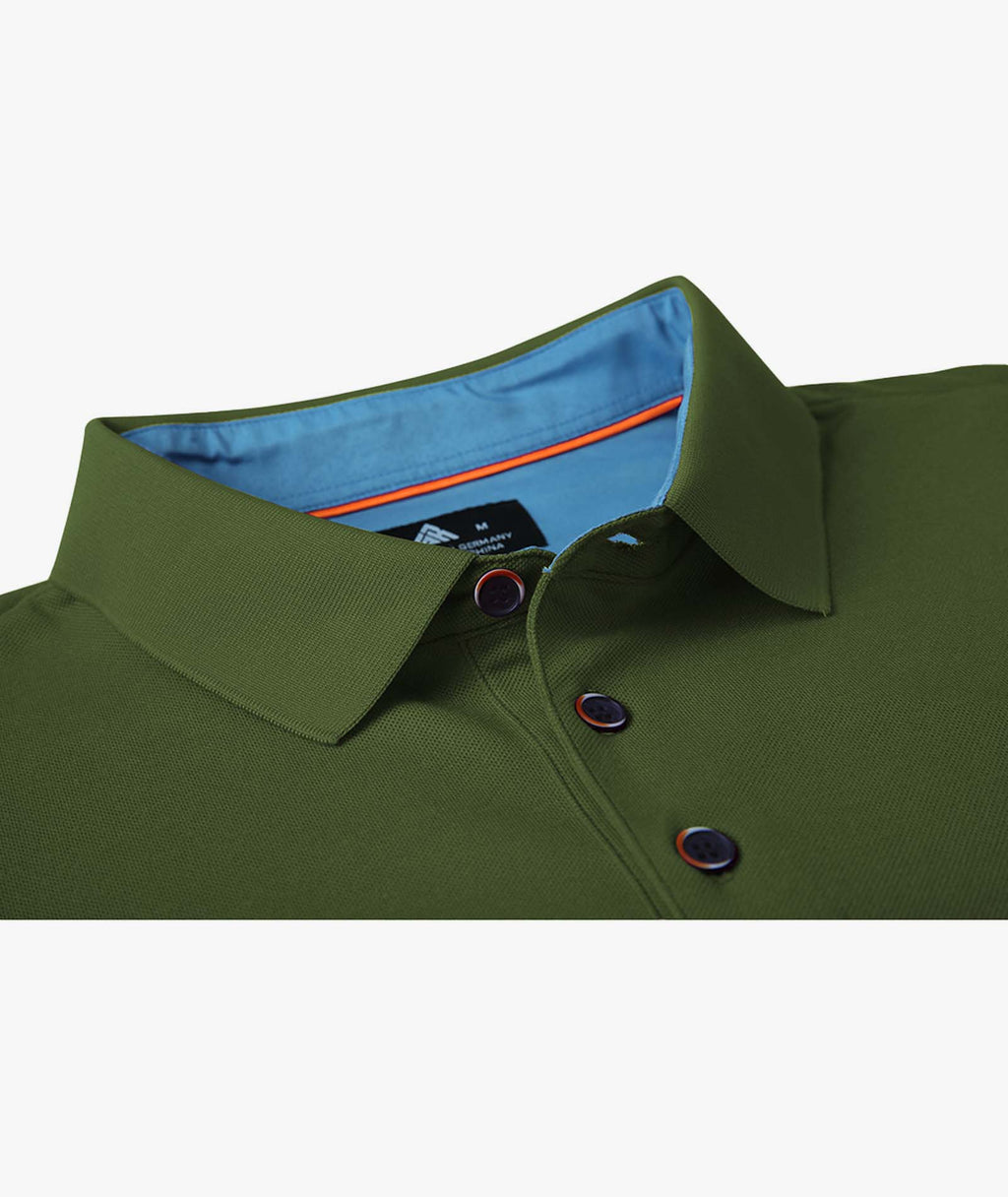 Classic Long Sleeve Polo Shirt