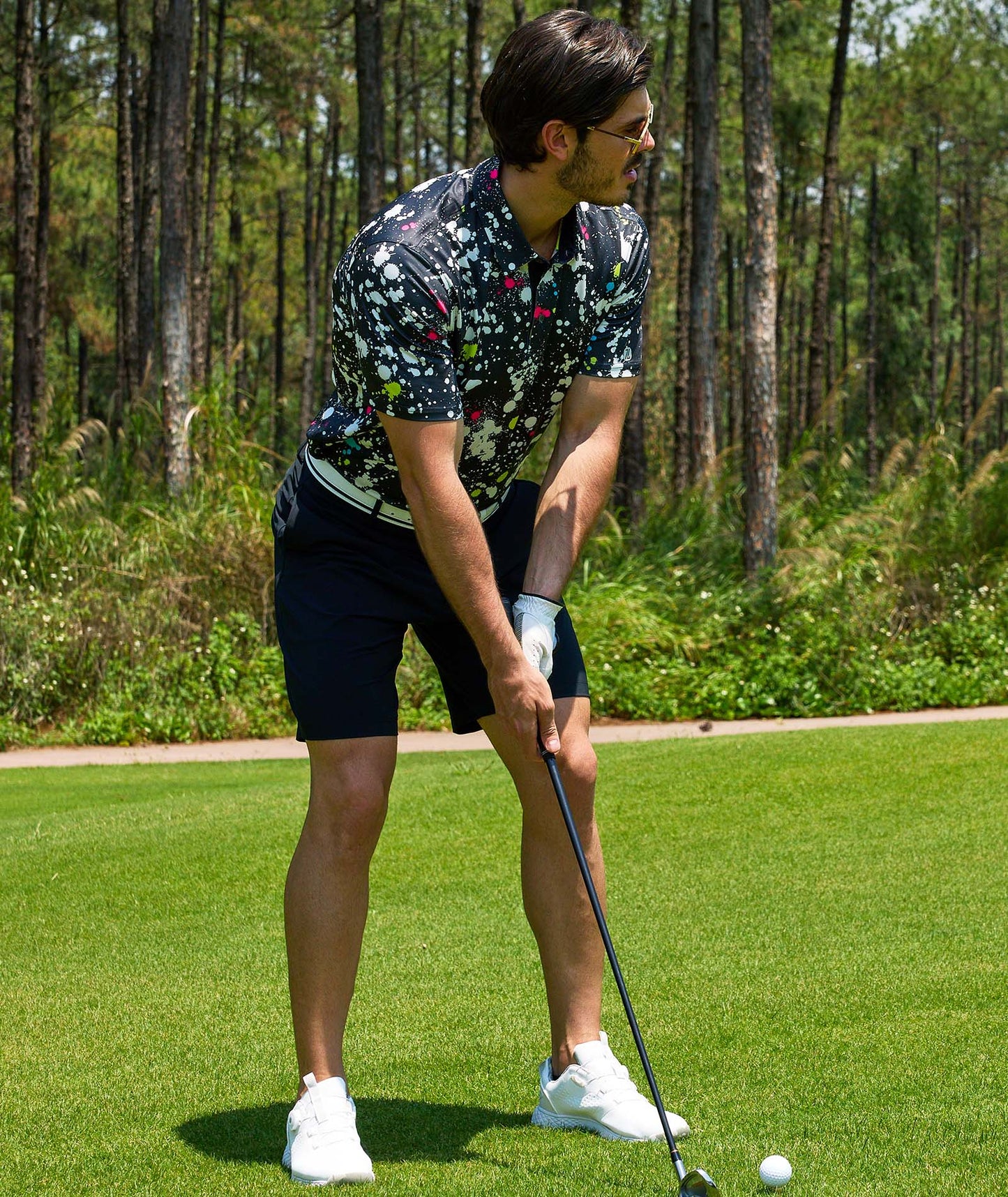 Splatter Performance Golf Polo
