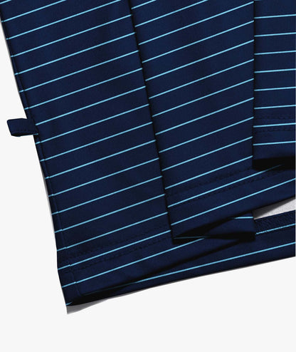 Coastal Stripe Quarter Zip Polo