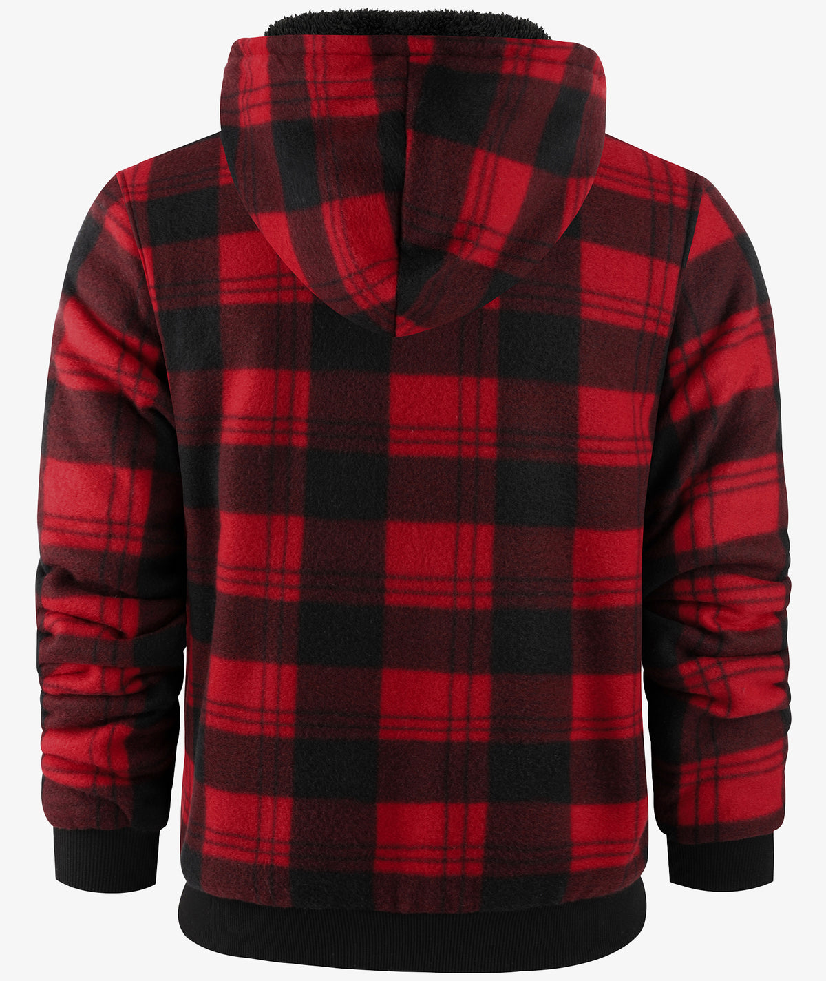 Veste à capuche en molleton doublée de polaire