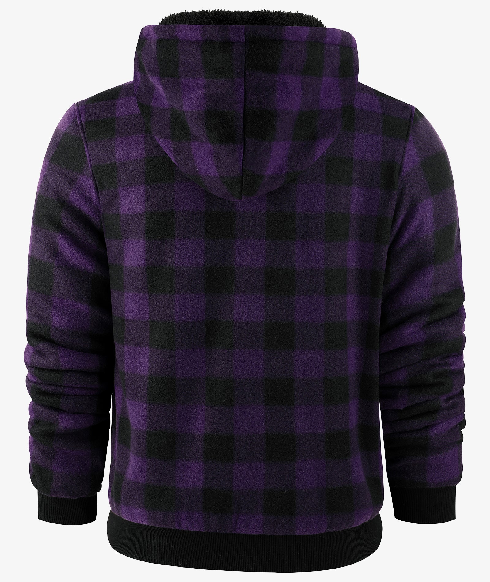 Veste à capuche en molleton doublée de polaire
