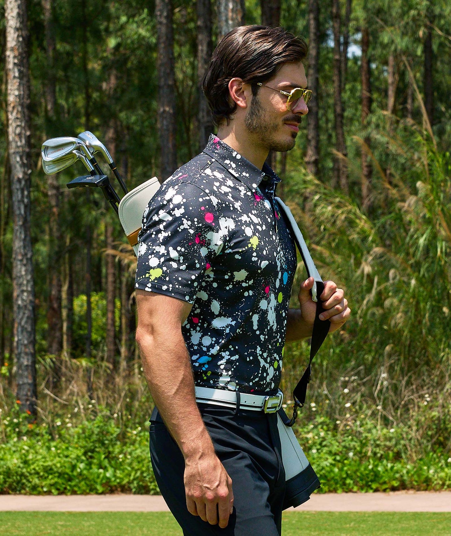 Splatter Performance Golf Polo