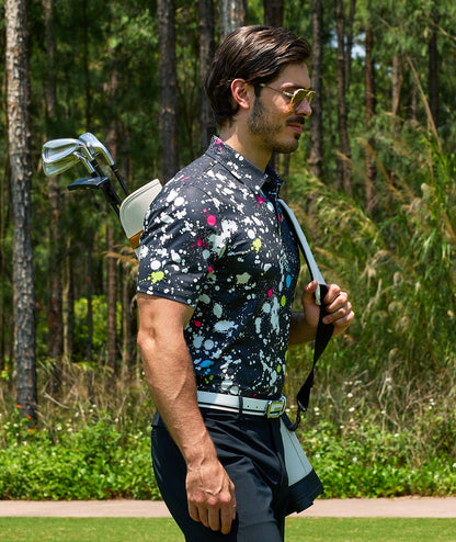 Splatter Performance Golf Polo