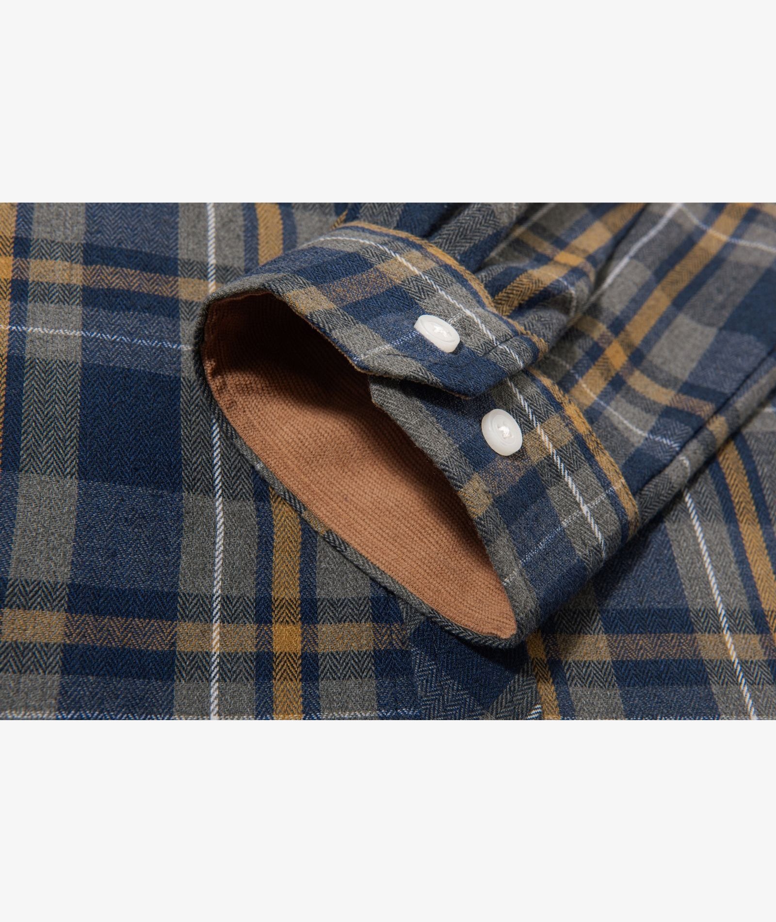 Camisa Chaqueta a Cuadros para Hombre