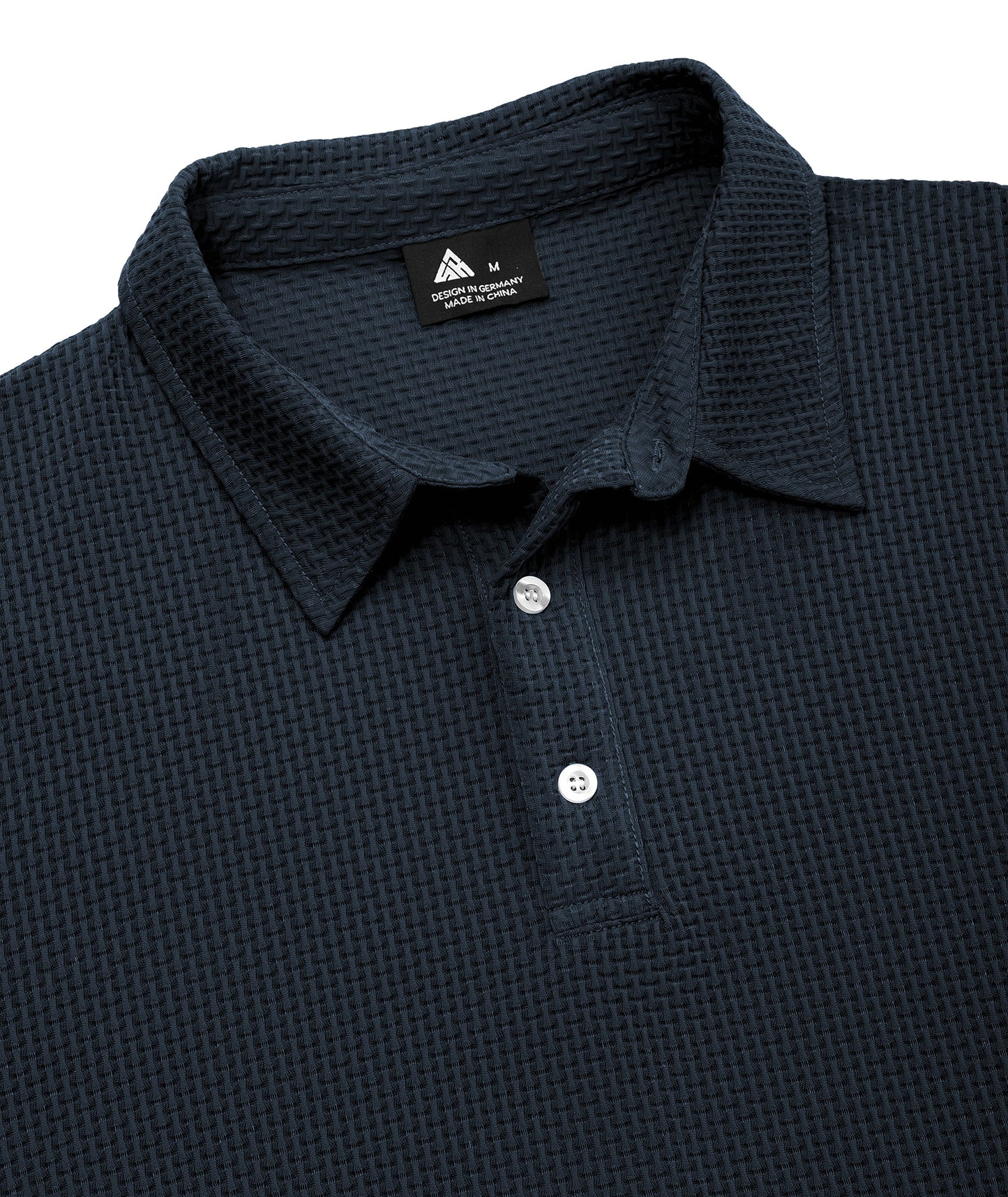 Waffle Knit Performance Polo