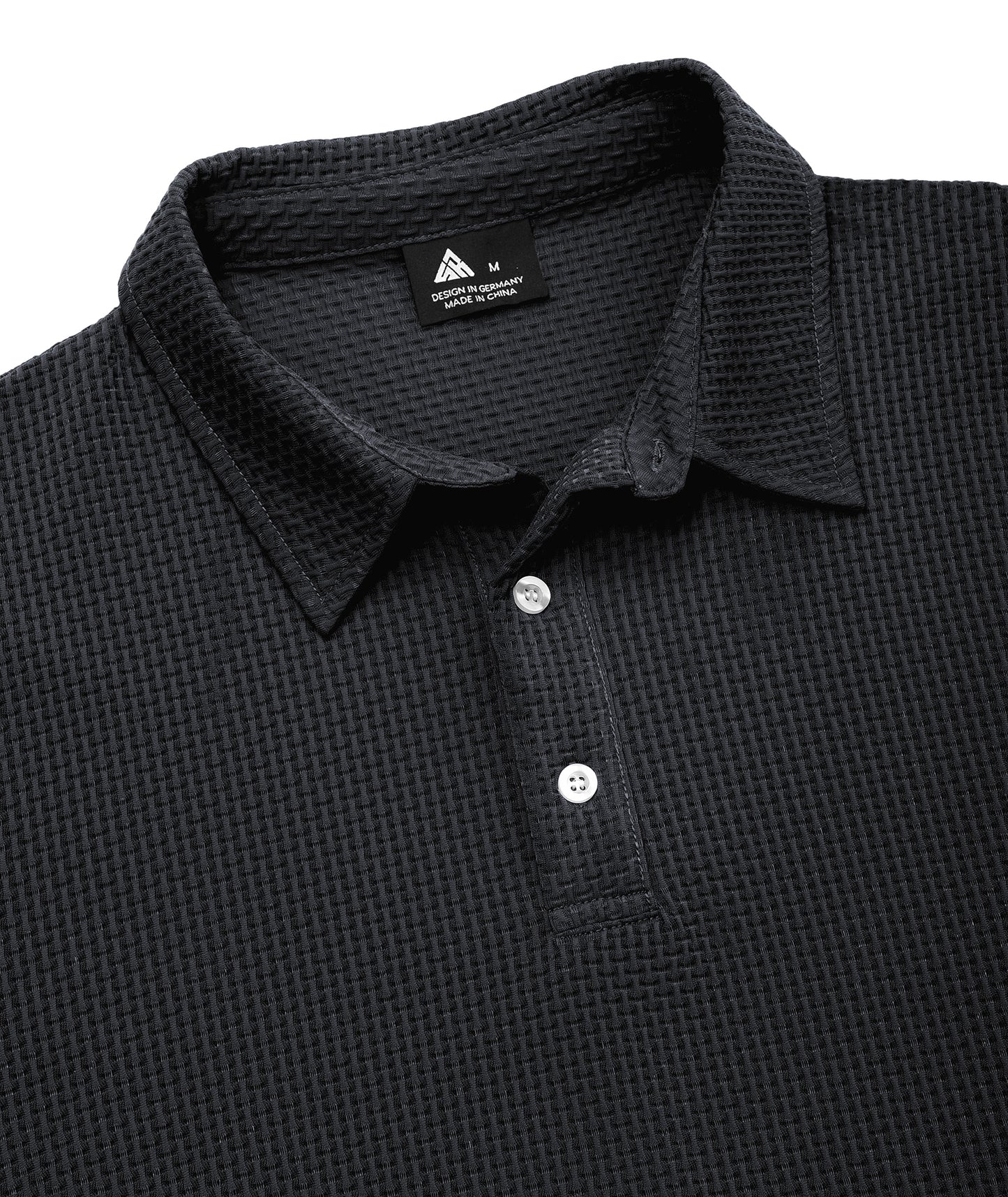 Waffle Knit Performance Polo