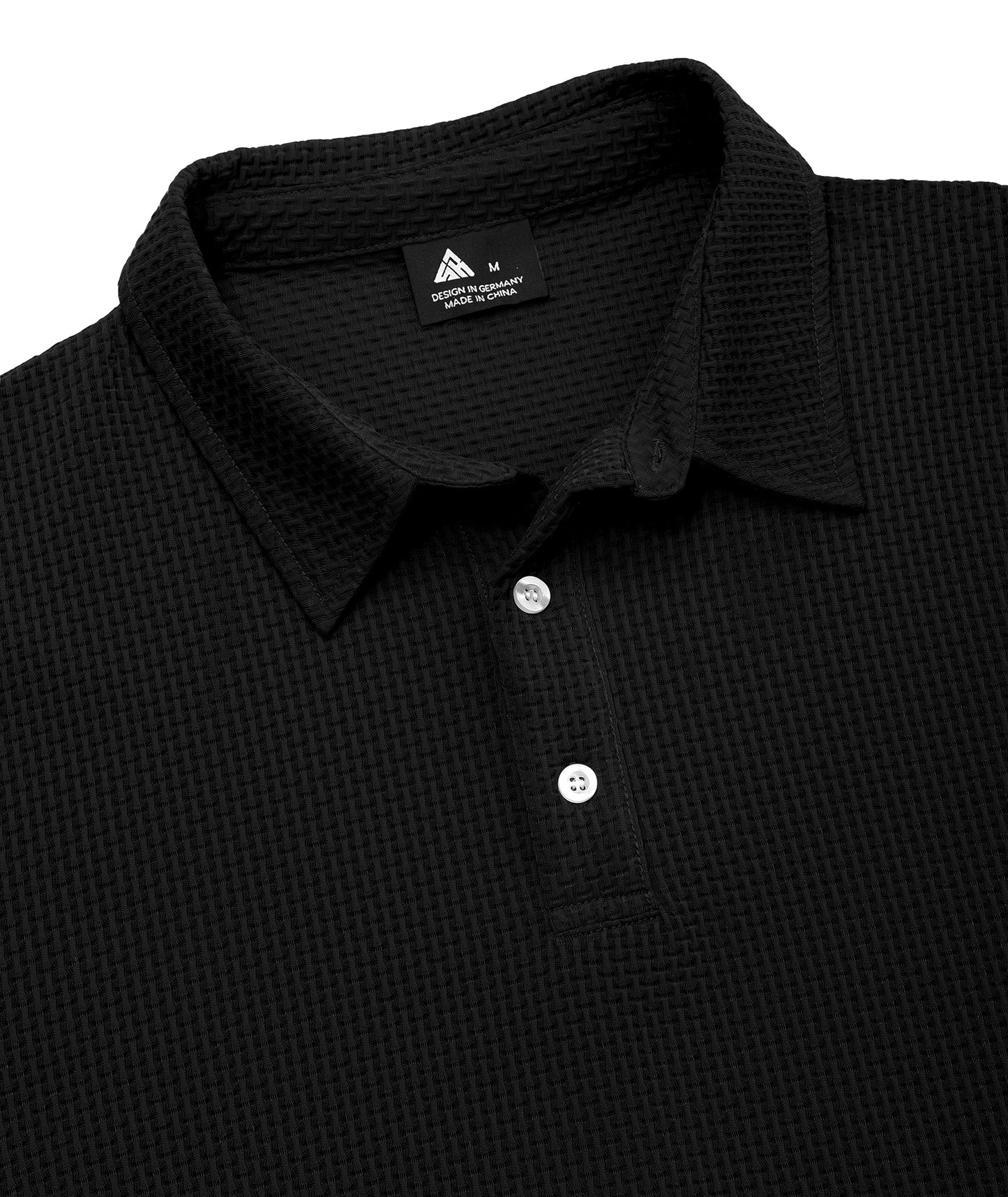 Waffle Knit Performance Polo