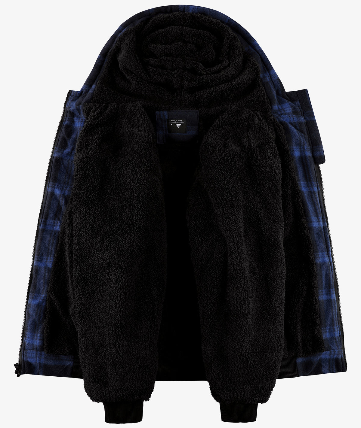 Veste à capuche en molleton doublée de polaire