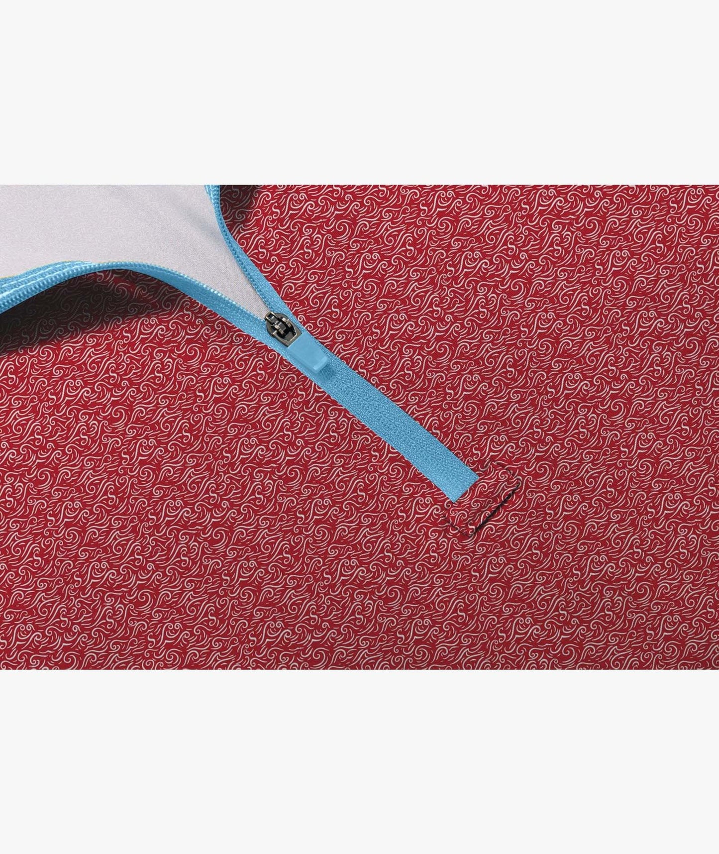 Red Wave Quarter Zip Polo