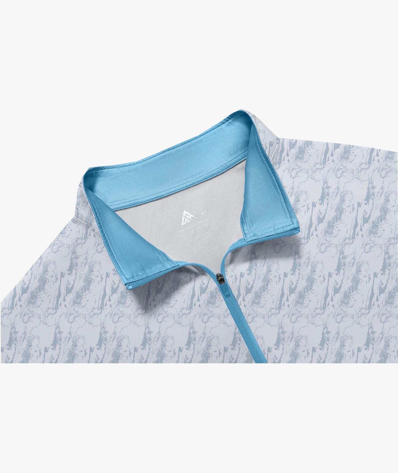 Glacier Quarter Zip Polo