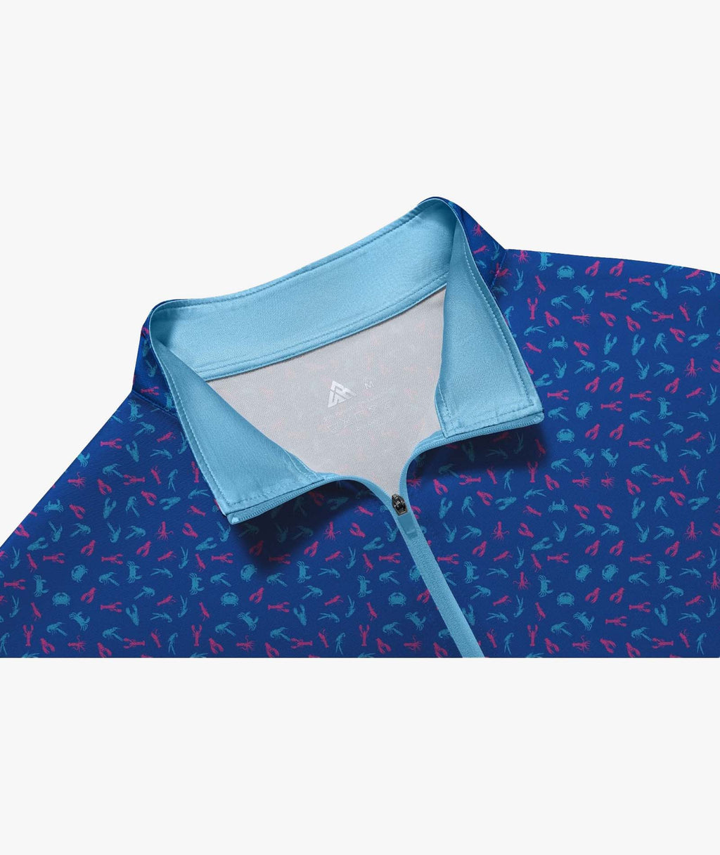 Coastal Quarter Zip Polo