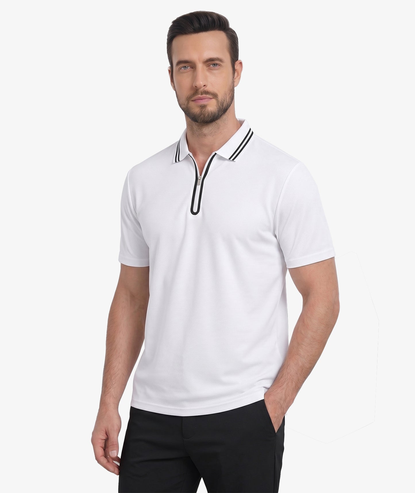 Zip Collar Performance Polo