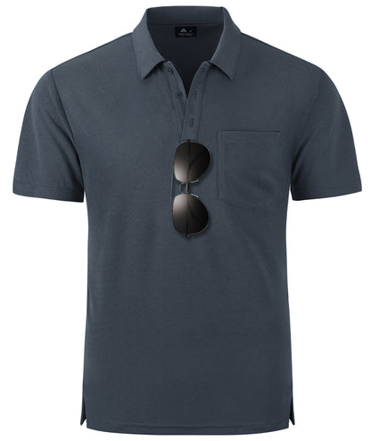 Textured Pocket Golf Polo