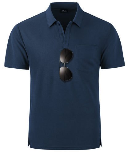 Textured Pocket Golf Polo