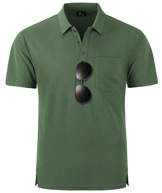 Textured Pocket Golf Polo
