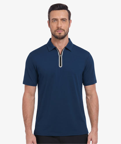 Zip Collar Performance Polo